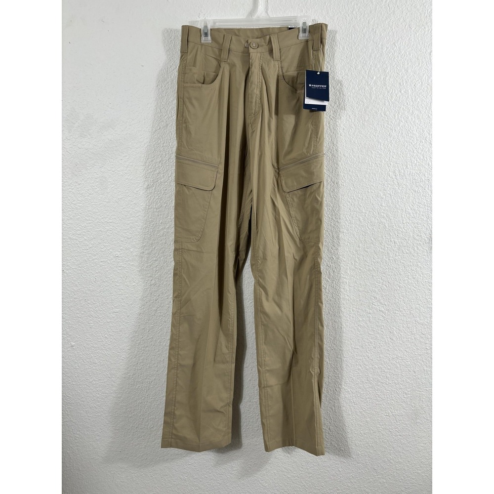 Propper Pants Mens 30x36 Khaki Summerweight Tactical Ripstop Quick Dry UPF50